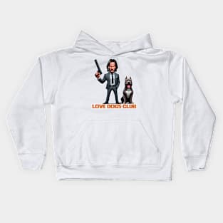 LOVE DOG (Gun) CLUB Kids Hoodie